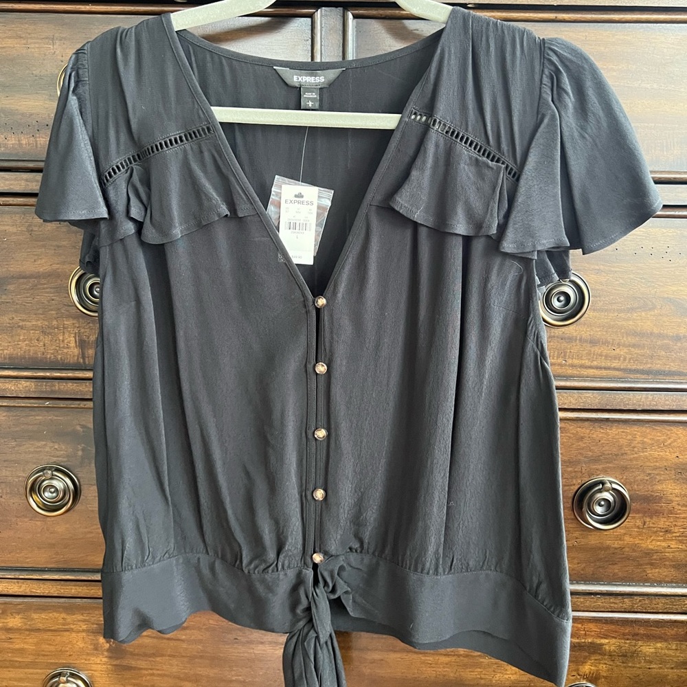 Express black blouse
